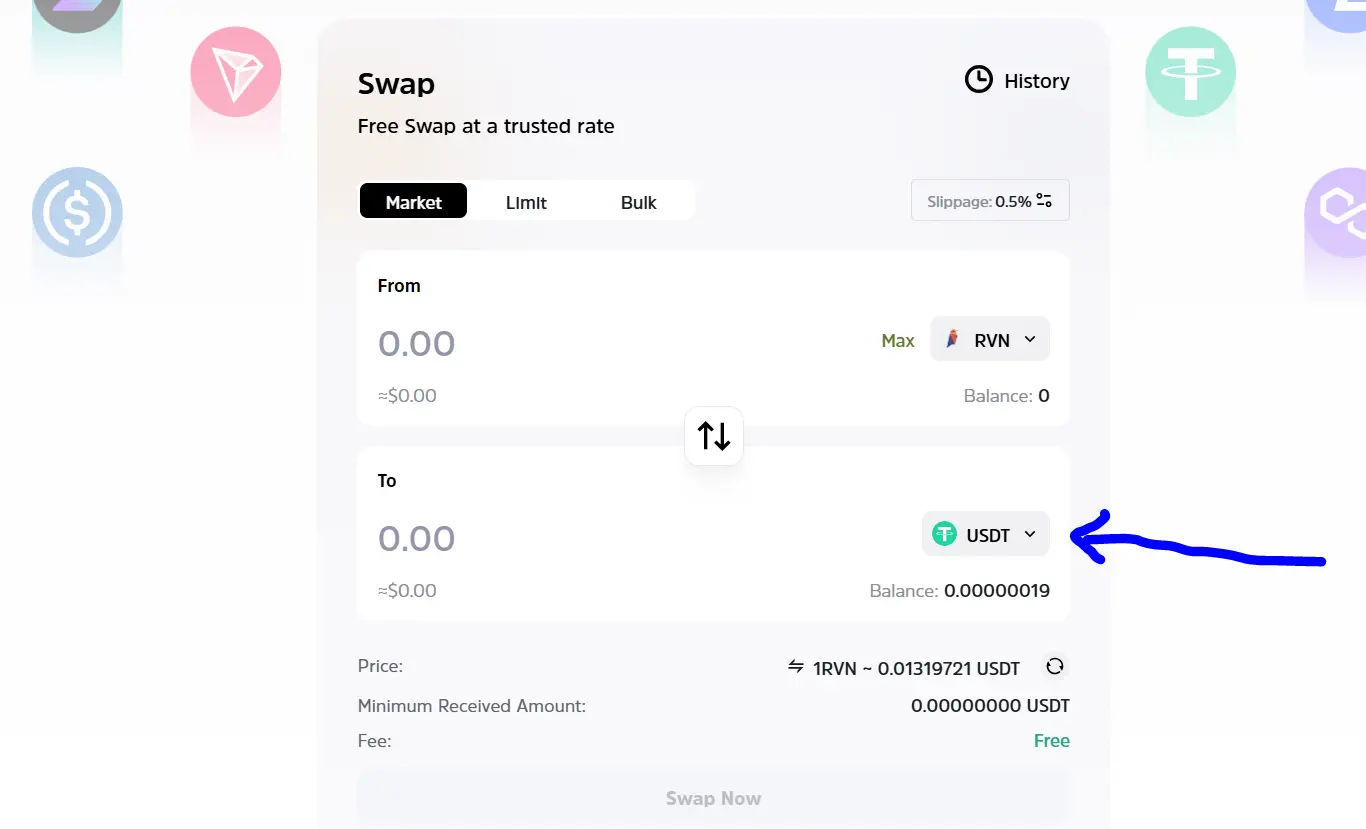 rvn usdt