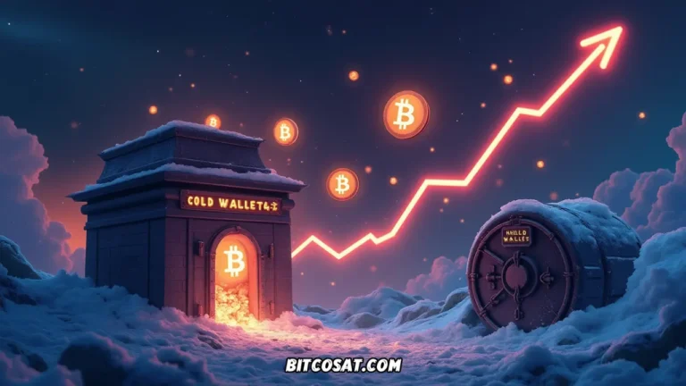 هجرة البيتكوين من منصات التداول للمحافظ الباردة