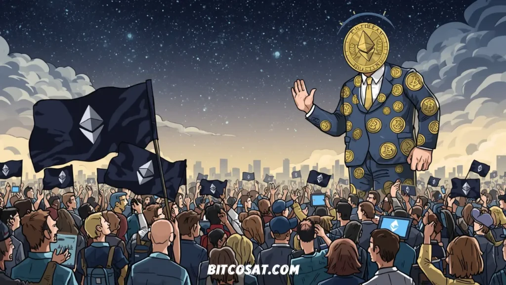الإيثريوم: المجتمع في مواجهة قوة التسويق