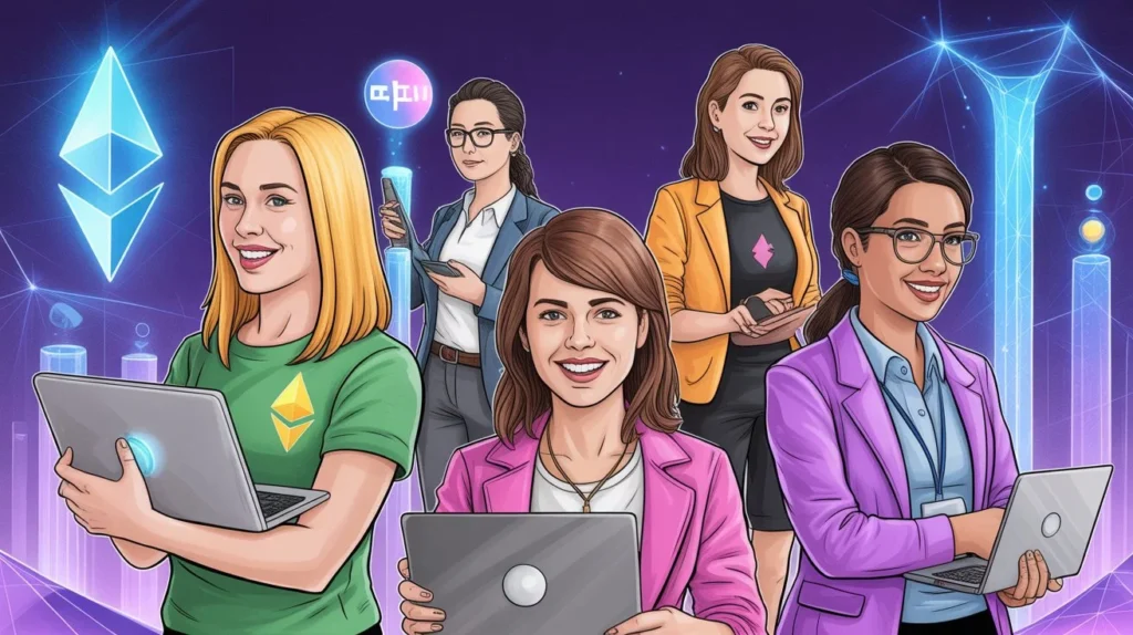 9 نساء رائدات في عالم الكريبتو والعملات الرقمية أشهر النساء في عالم الكريبتو